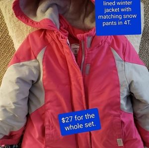 Snow jacket & Snow Pants SET